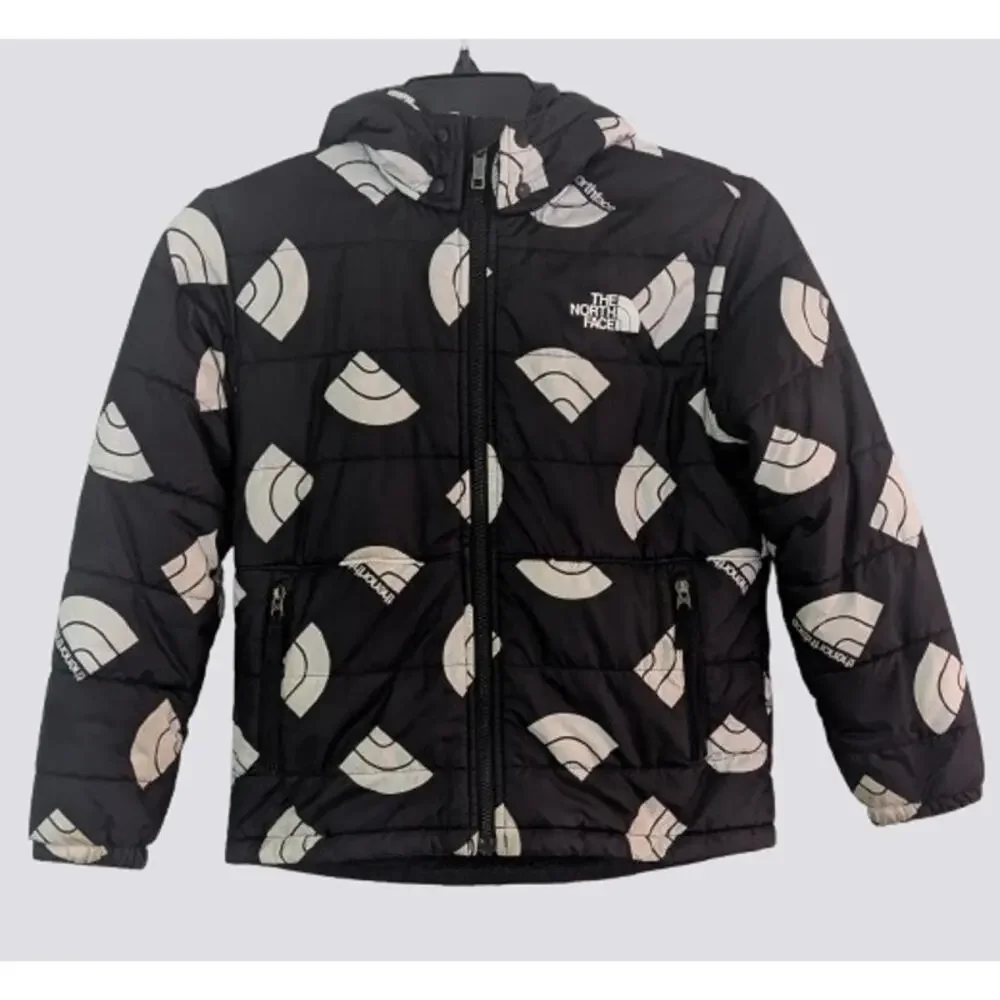 The North Face Boys Reversible Mount Chimbo Full Zip Hooded Jacket LARGE (12)